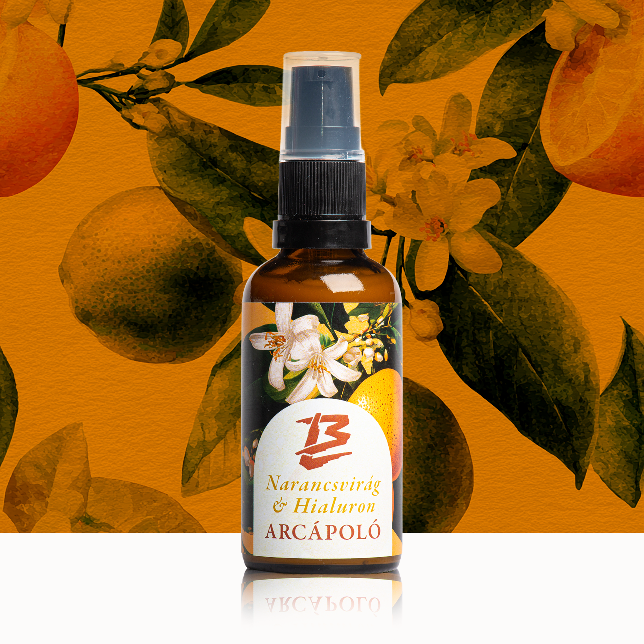 Feuchtigkeitsspendende Gesichtspflege mit Orangenblüten und Hyaluron
