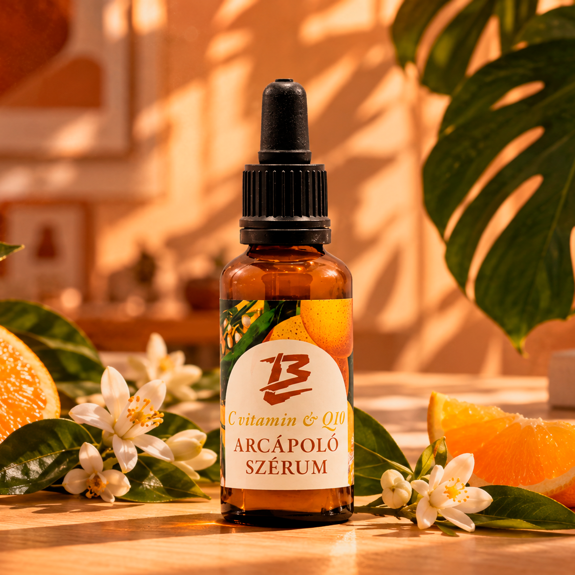 C-vitamin & Q-10 Arcápoló Szérum